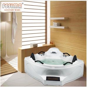 Ванны спа водоворота акриловые глубокие для воздуха 2 человеков выпустили струю Freestanding ушат