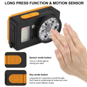 8000lm Lâmpada LED à prova d'água de alta luminosidade com dois modos de luz distante/próxima e fonte de energia da bateria