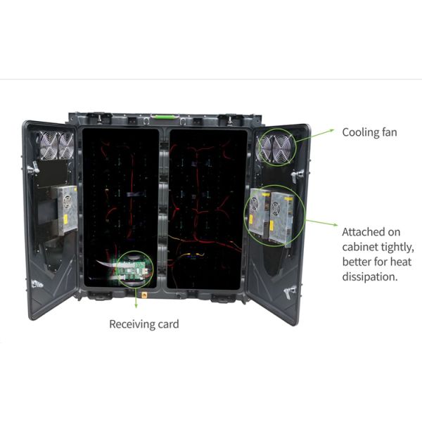 P4-P10 Outdoor Led Video Wall , 200-800W Smd Led Display Screen Fixed Installation