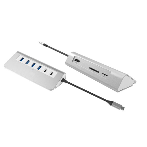 Type C Interface 4 In 1 4 Ports Hub Type-C OTG To USB 3.0 2.0 Adapter Aluminium Alloy