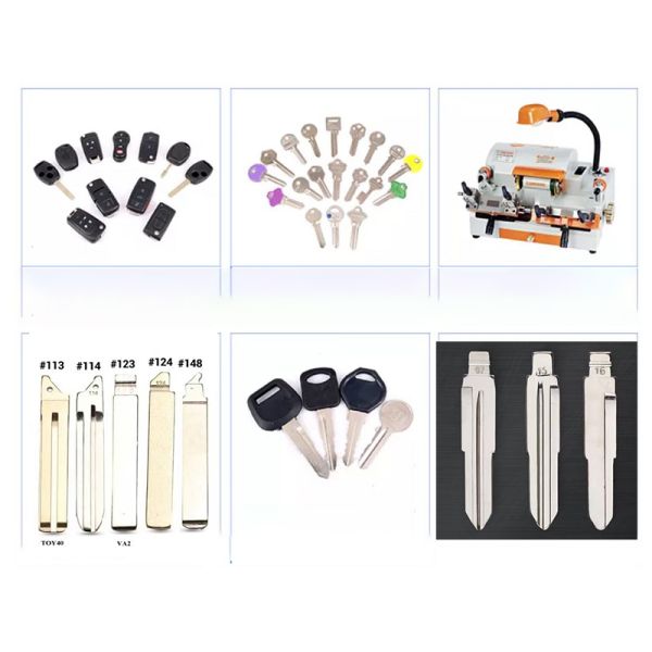Multi Colors UL050 Universal Brass Material Plastic Head Door Key Blank by Customized