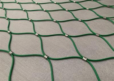 304 316 Webnet Stainless Steel Rope Mesh Colored PVC Plastic Coated 1.2 Mm