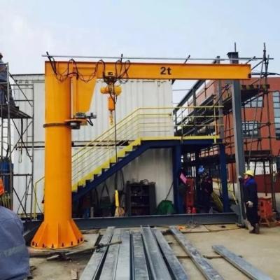 Guindaste de patíbulo ereto rápido compacto da coluna do aço 11T da carga