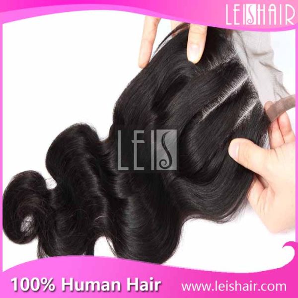 new fashion cheap three parting lace closure 4*4
