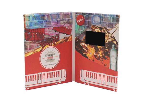 LCD Video Folder 16 9 Ratio 2.4” Screen 128MB Memory for Clear and Crisp Images