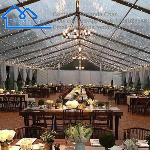 Outdoor Transparent Waterproof PVC Custom Size Aluminium Alloy Tent For Wedding ,Party And So Event Marquee Tent