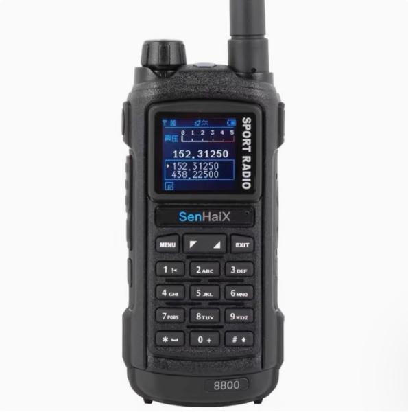 SenHaiX 8800 5W UHF VHF Walkie Talkie with 128 Channels