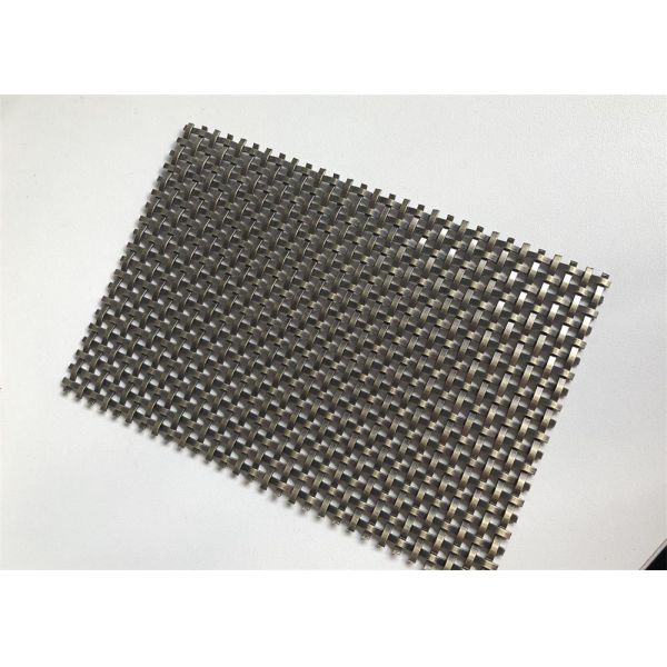 Пре гофрированная ячеистая сеть нержавеющей стали сплетенная медным покрытием для стены прихожей