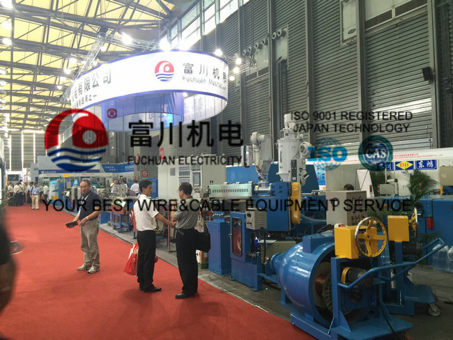 Fuchuan PVC Extrusion Machine , Wire Insulated And Sheathed Production Line