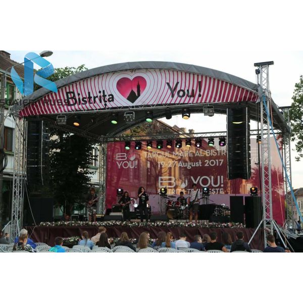 Spigot Lighting Sgaier Truss 290mm - 1200mm Size For Outdoor Concert Stage