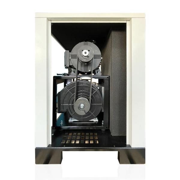 Silent Oil Free Scroll Air Compressor Micro PLC Controller 5.5kW X 2