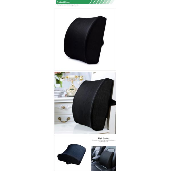 Breathable Lumbar Chair Cushion Memory Foam Back Rest Support Cushion for Office Chair