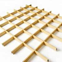 Système de plafond à cellules ouvertes en grille en aluminium