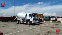 Howo usado 6x4 10 roda o caminhão cúbico do misturador concreto de 10 medidores