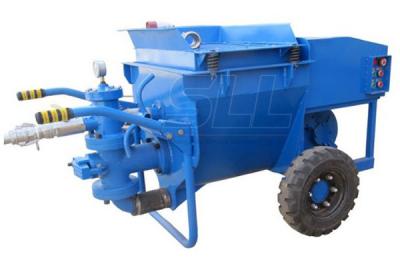 145 Mm Piston Stroke Mortar Plastering Pump , High Efficiency Mortar Spraying Machine