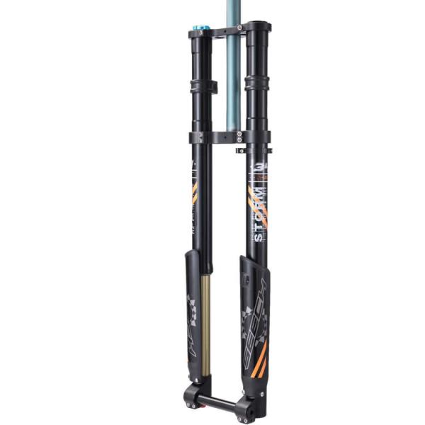 26/27.5/29er Ebike Dual CrownInverted/Upside Down Air Suspension Fork 217mm travel