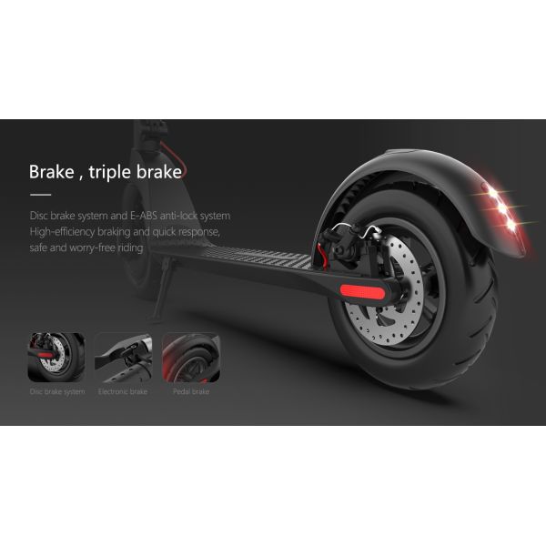 Livraison d'entrepôt UE/États-Unis 350W X8 Scooter électrique pliable 10 pouces 10Ah Scooters électriques pour la connectivité Bluetooth