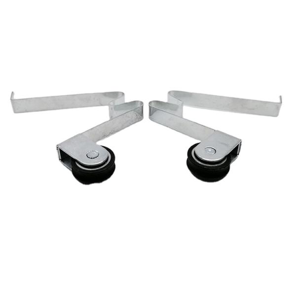 ANSI Graded Steel Sliding Door Wheels Rollers For Wardrobe Cupboard