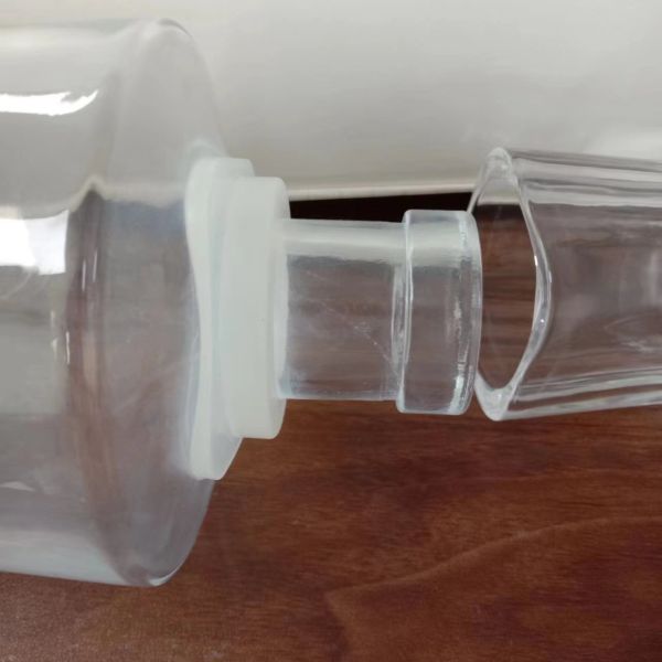 500 мл прозрачная стеклянная бутылка с толстым дном для вина