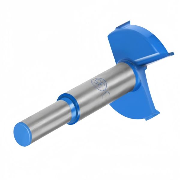 Forstner Drill Bits 35mm, Tungsten Carbide Wood Hole Saw Woodworking Hinge Hole Drilling Boring Bit Cutter