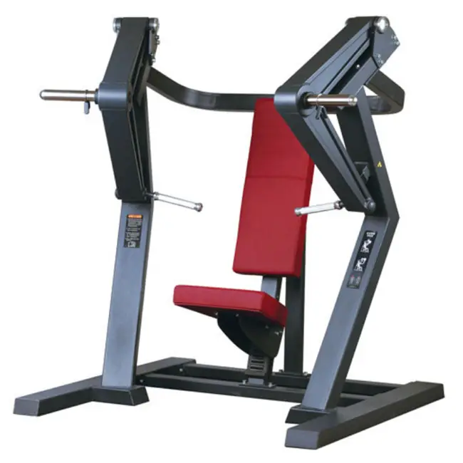 Commercial Gym Plate Loaded Steel Chest Press For Bodybuilding Back Arm