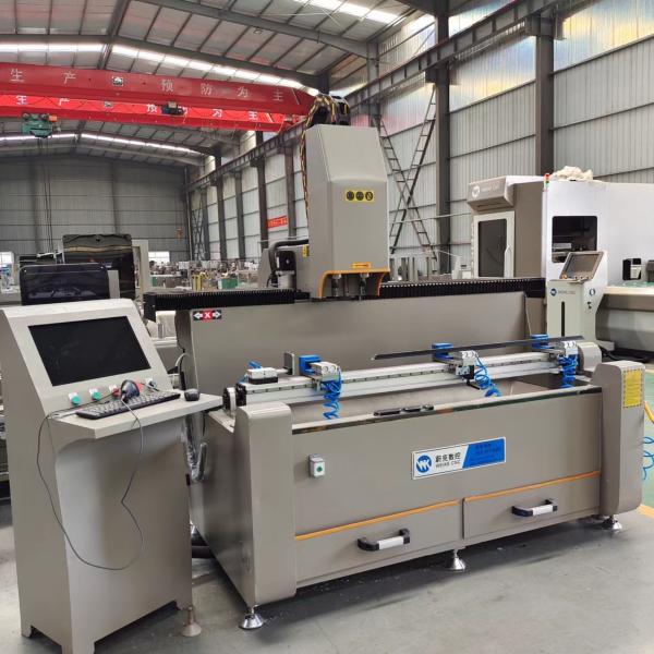 Two Spindle Aluminum Machines Profile Drilling And Milling For Minimalist Home