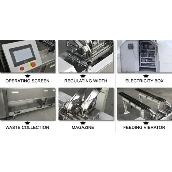 Automatic Cream Or Jam Sandwich Biscuit Making Machine With Pile Packing Machine