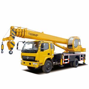 Small Hydraulic Truck Crane High Operating Efficiency for Construction 8 Ton