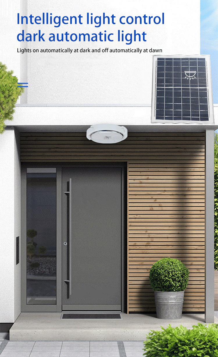 Наземный свет экстренный свет наружной светодиодный солнечный потолок свет для склада