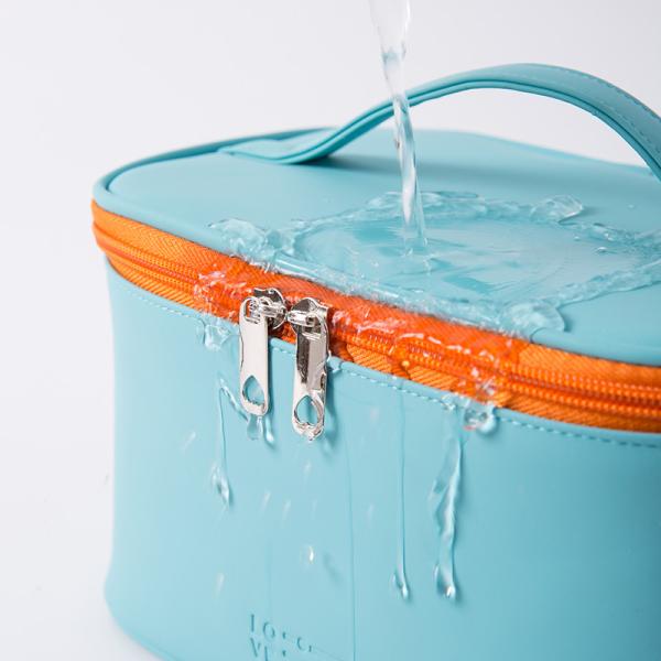 Portable PU Hanging Cosmetic Bag Ladies Cute Waterproof Hanging Toiletry Bag