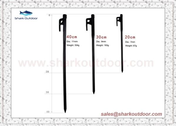 Heavy Duty Camping Outdoor Forging Casting Iron Tent Pegs