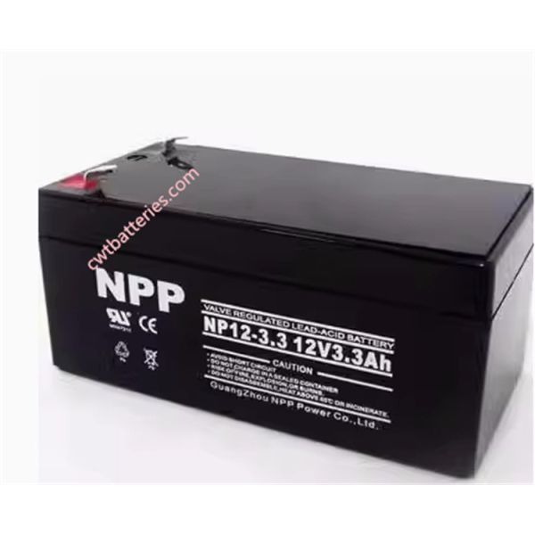 NP12-3.3 12V 3.3Ah Vrla バッテリー メンテナンスフリー バッテリー 新品 オリジナル パワーストア