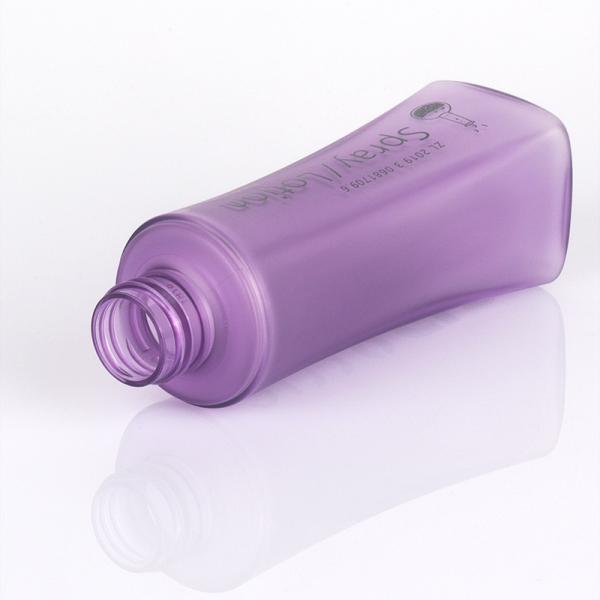 Fashion Purple PET Cosmetic Packaging Bottles 100g Spray Cream Jars