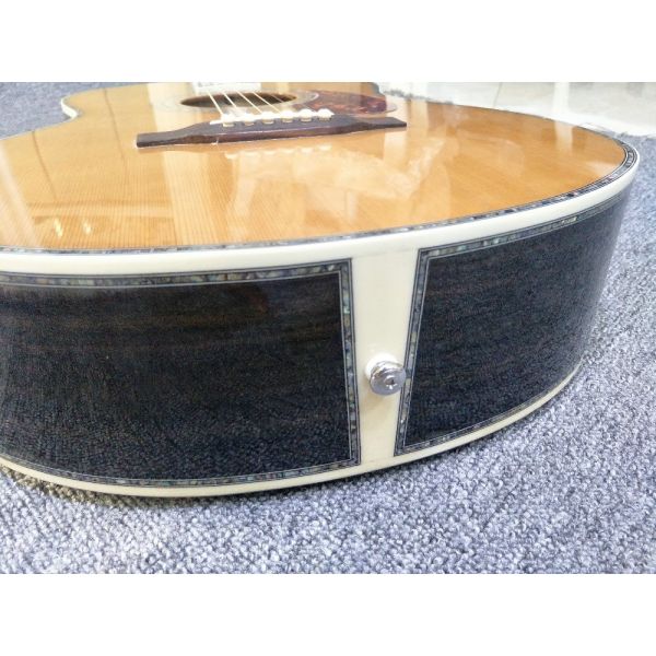 39 inches ooo45s Acoustic Guitar Top AAA Solid Red Cedar Abalone Binding Body With Fishman Pickups Rosewood fingerboard