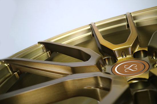 Почищенное щеткой сверхмощное бронзирует 21 дюйм выковало колеса для Audi Q5