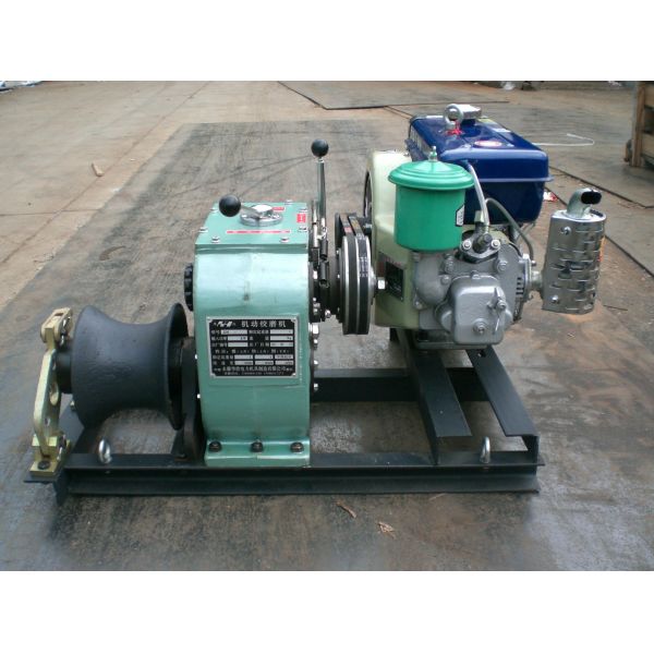 3T Diesel-Powered Capstan Winch for Cable Pulling | 4HP High-Efficiency Wire Lifting Machine