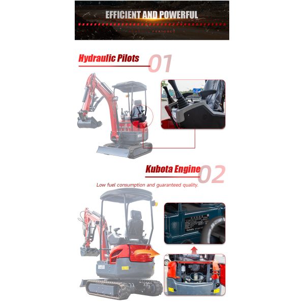 Импортный бренд двигатель 1800 кг мини гидравлический экскаватор с выдвижной дорожкой