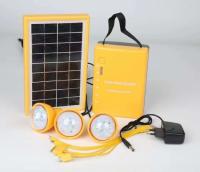 Sistemas de iluminação solar portáteis para exteriores DC 9V com bateria recarregável de chumbo-ácido