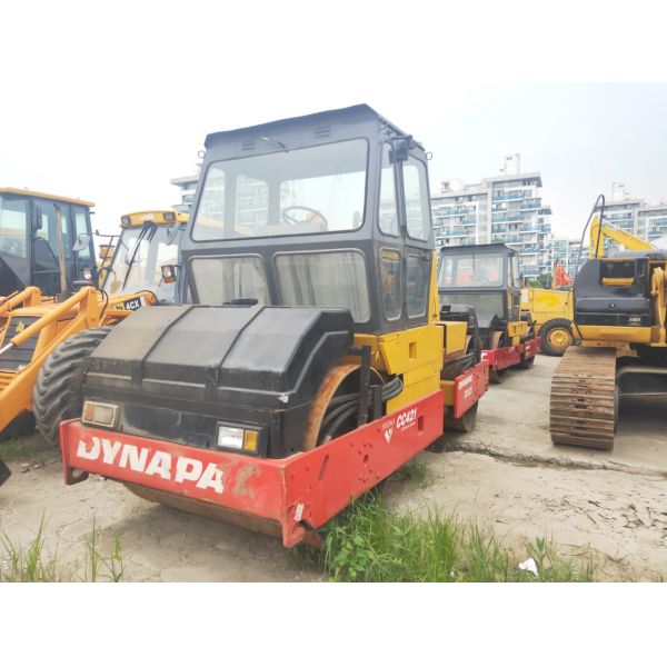                  High Quality Cheap Price Dynapac Cc421 Used Double Drum Vibratory Road Roller Cheap Price Dynapac Cc421 Soil Compactor Hot Sale             