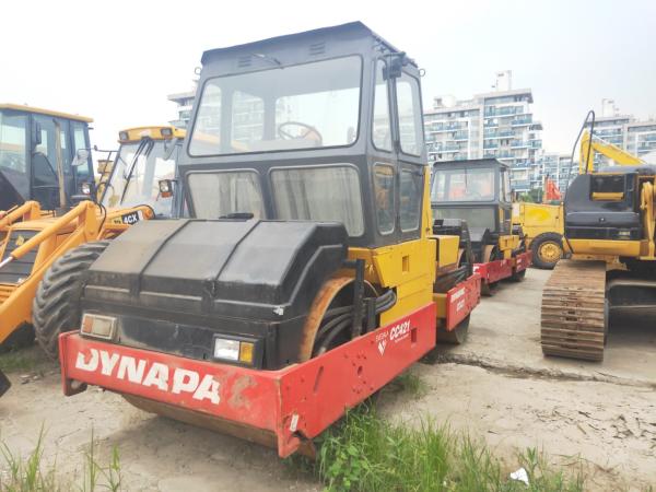                  High Quality Cheap Price Dynapac Cc421 Used Double Drum Vibratory Road Roller Cheap Price Dynapac Cc421 Soil Compactor Hot Sale             