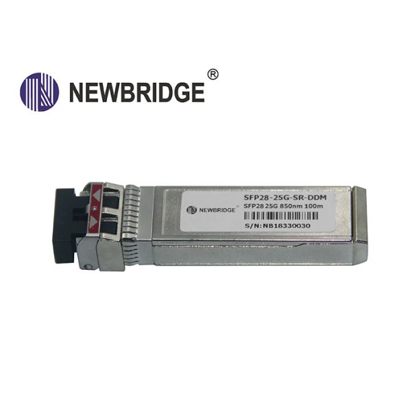 SFP28 25G SFP Fiber Optic Transceiver 850nm VCSEL Transmitter For Inter Rack Connectione
