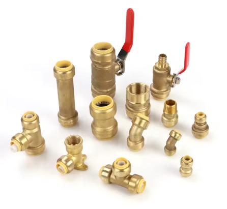 Hailiang Quick Connect Brass Pipe Fittings 1/2 Inch Push Fit