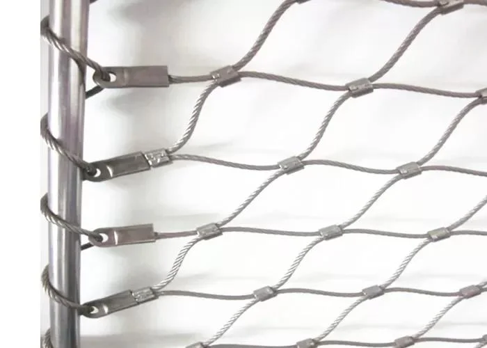 Защита зоопарка Животные клетки Нержавеющая сталь ограждение Screen Mesh Расширить сеть проволока веревка кабельная сеть