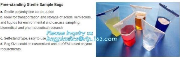 STETILE SAMPLING TWIRLEM BAG, STERILE BAG, ALLA FRANCE OMEGA Cole-Parmer SAINT-GOBAIN Nasco Burkard Dow Corning Nalgene