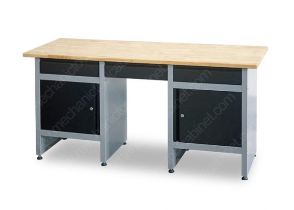 Garage Outdoor Adjustable Metal Garage Workbench Heavy Duty Portable Mobile