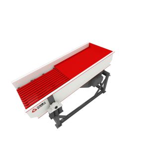 Large Processing Capacity Vibrating Feeder for Mining Industry with Low-Alloy