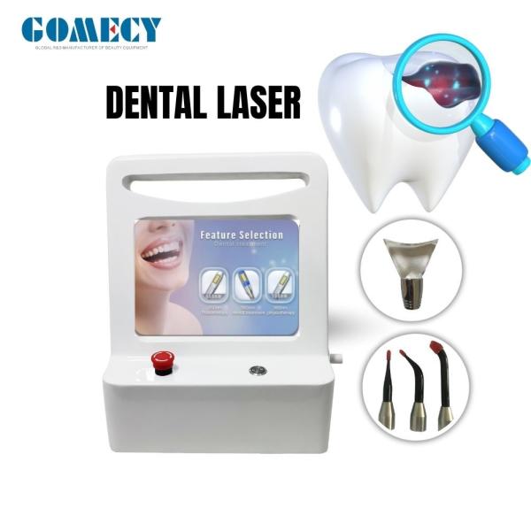 Gomecy 650nm 980nm Laser Dental Dispositivo de Terapia Física Para Aliviar a Dor dos Dentes
