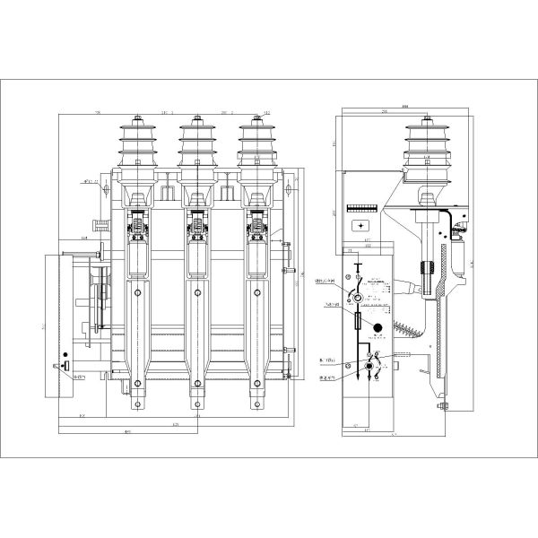 Electric VCB Vacuum Circuit Breaker Eberry FZN25 12KV Outdoor