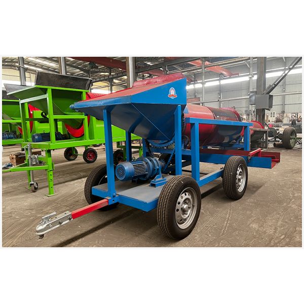 Alluvial Gold Mining Equipment Trommel Washing Plant for 50-500 Tons Per Hour Capacity