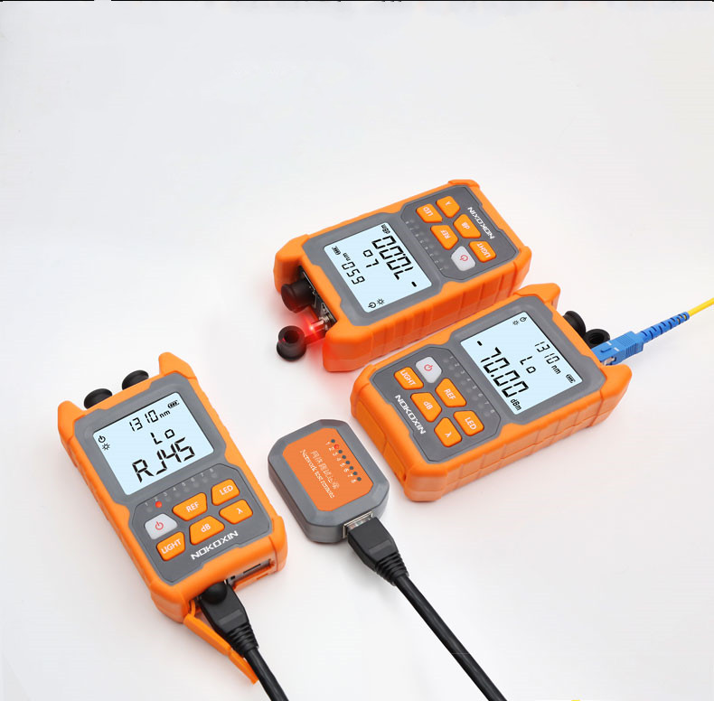 Mini high-precision optical power meter red light all-in-one machine 5KM/15KM red light pen optical fiber light decay tester